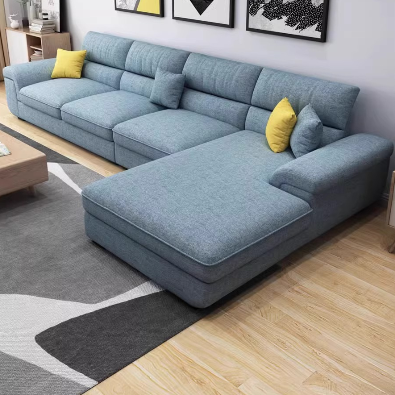 L-Shape Olive Green/Oatmeal/Midnight Black Right Upholstered Sofa Recliner in a Contemporary Style - image 7
