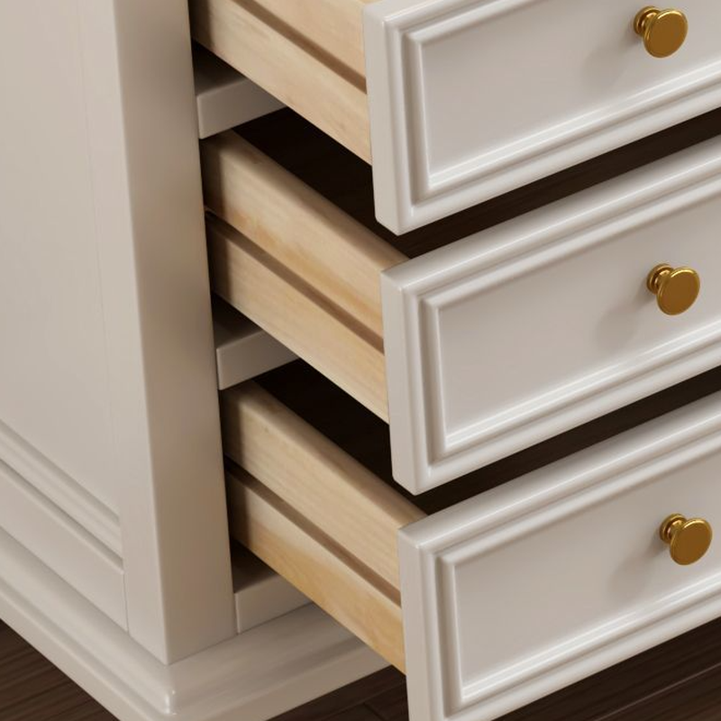 Horizontal/Vertical Chalk Wood Double Dresser/Bachelor Chest/Lingerie Chest with Drawers - image 7