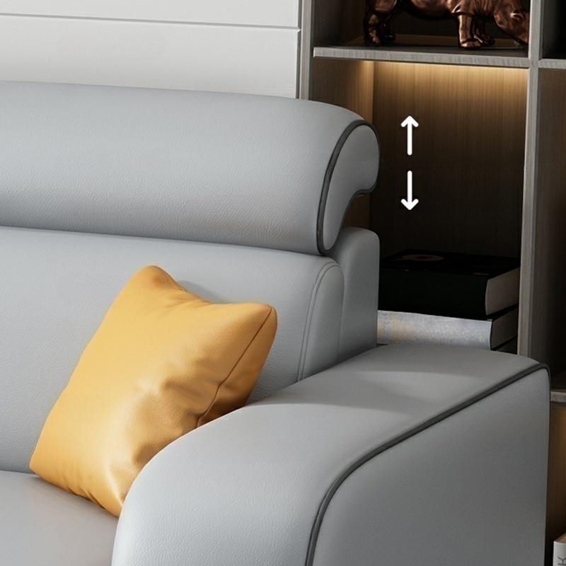 Contemporary Sectional Sofa with Adjustable Pillow and Scratch Resistant Upholstery - image 14