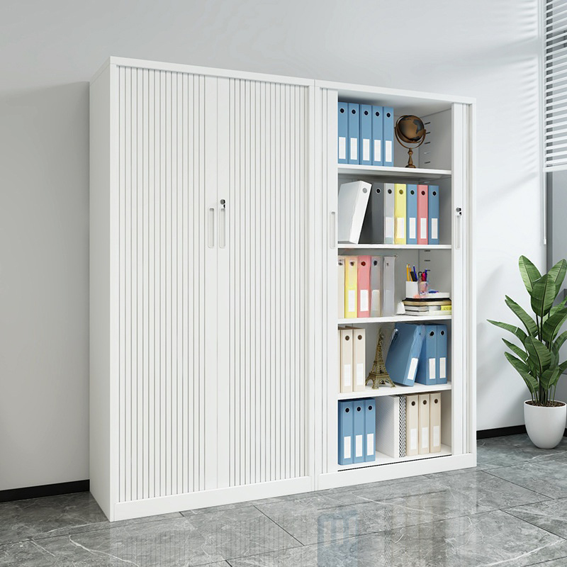 Steel Self-supporting Lockable Accent Cabinet with Sliding Door - image 8