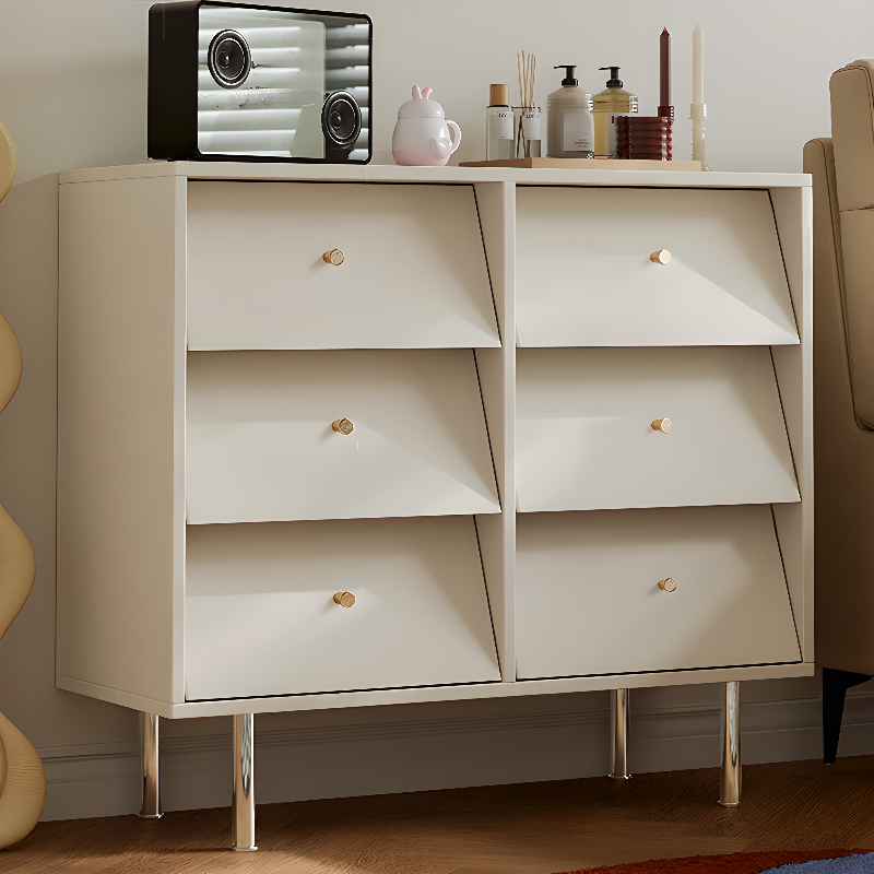 Casual Composite Wood Console Dresser with 6/9 Drawers in Vertical/Horizontal Orientation - image 4