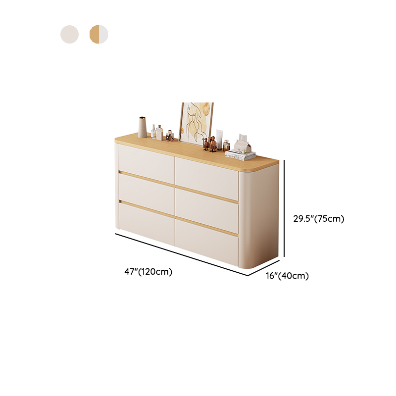 Casual Composite Wood Console Dresser/Bachelor Chest with 8/6/4 Drawers in Horizontal/Vertical Orientation - image 13