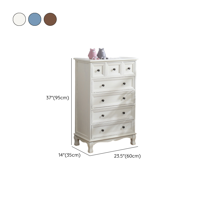 Wooden Bronze Solid Wood Dressers & Chests with Drawers Metal Handle, No Assembly - image 17