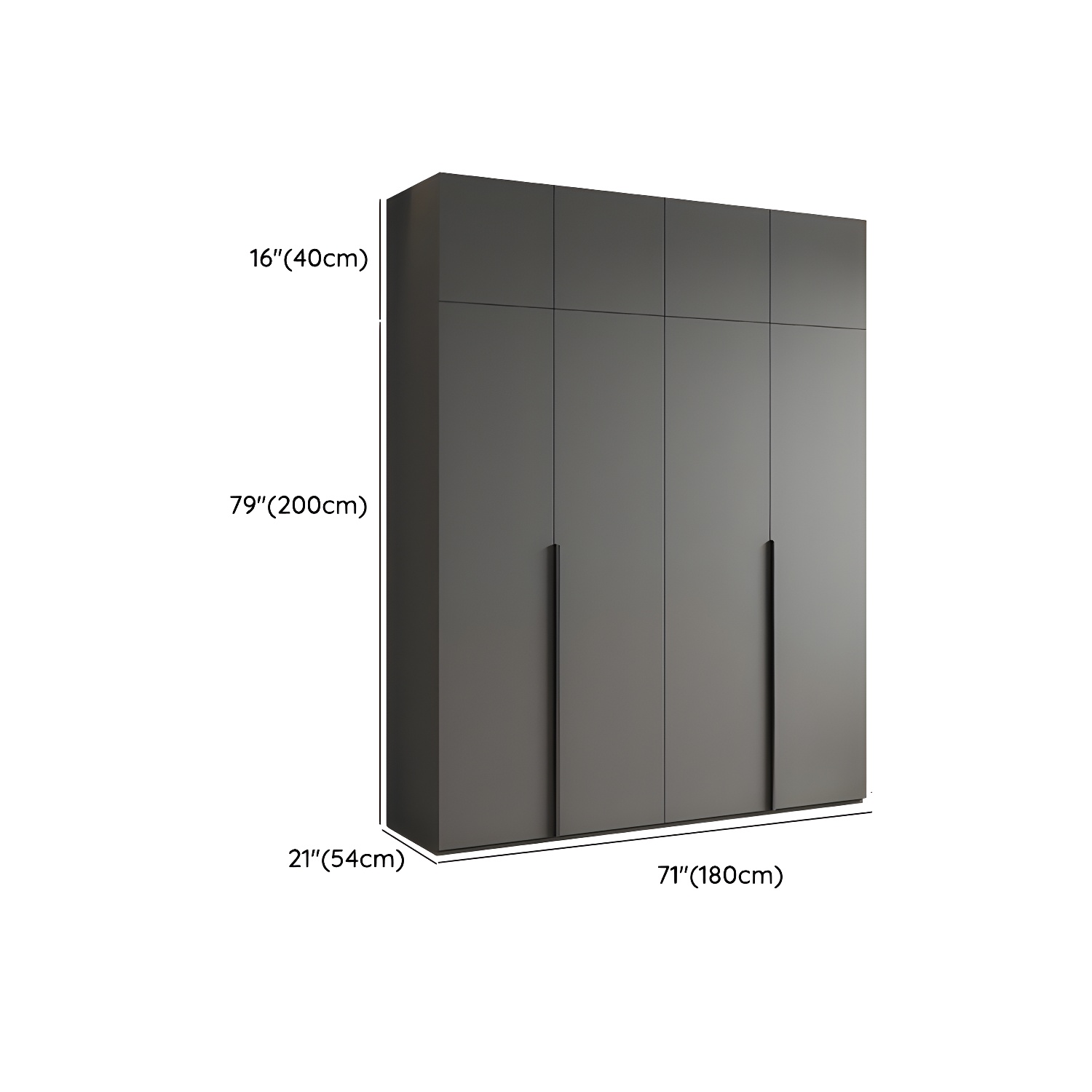 Modern Light Gray Wardrobe Closet Timber Soft Close Drawer Soft Close Door Interior Shelves - image 20