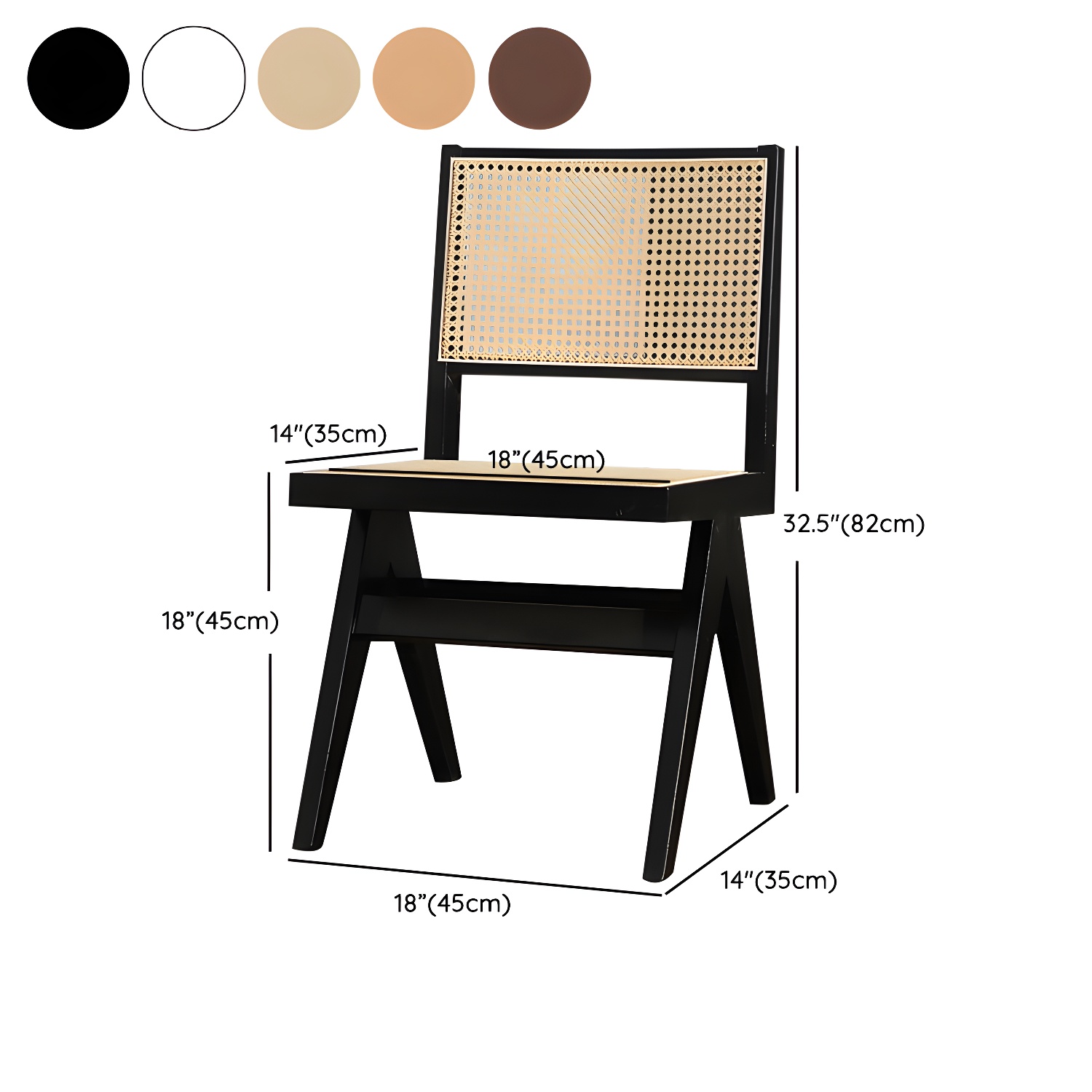 Contemporary Dining Room King Louis Back Solid Wood Dining Chair - image 17