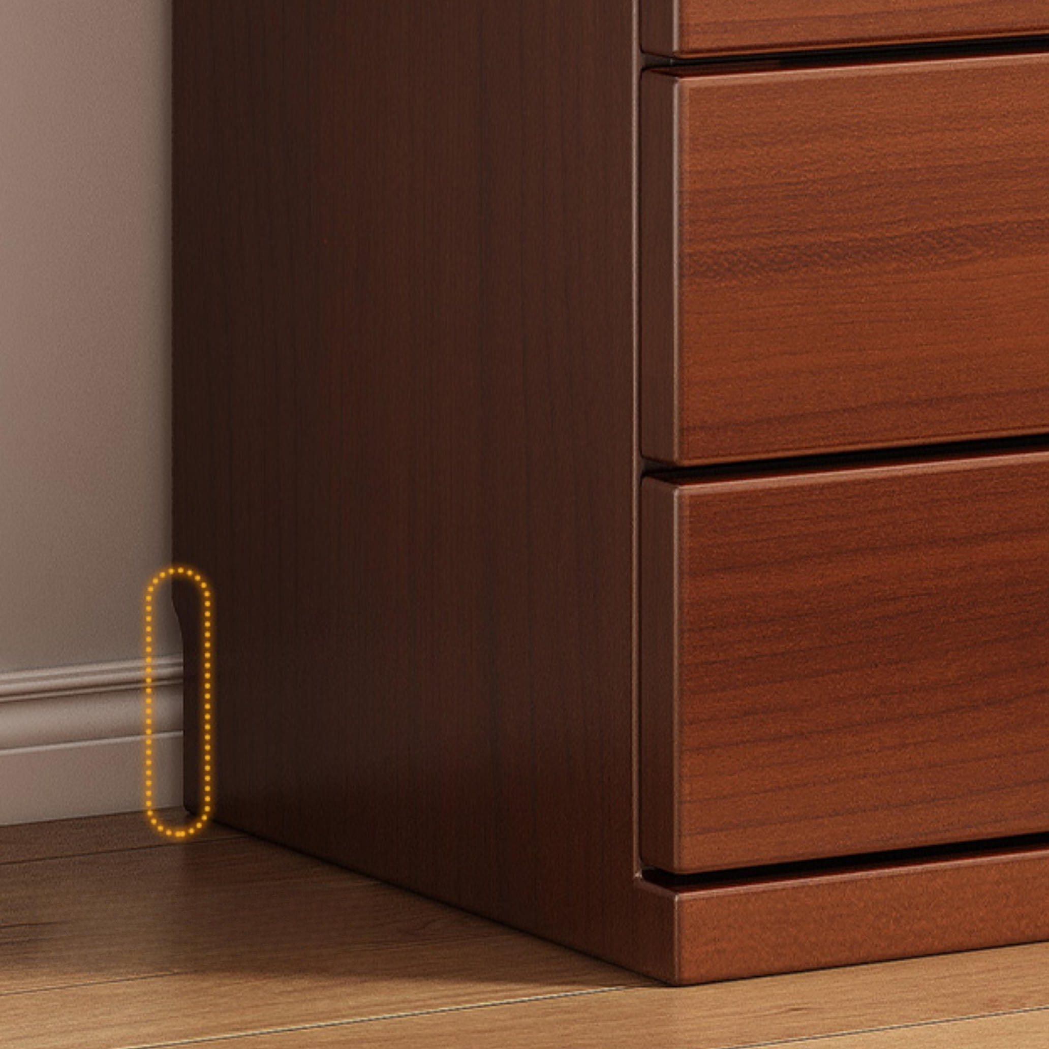 Simple Raw Wood Double Dresser with Multiple Drawer Configurations - Horizontal/Vertical - image 9