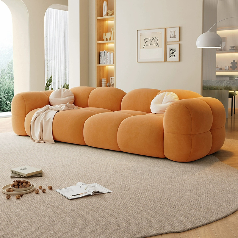 Anti Cat Scratch Velvet Modern Sofa with Stain Resistant Feature - image 3