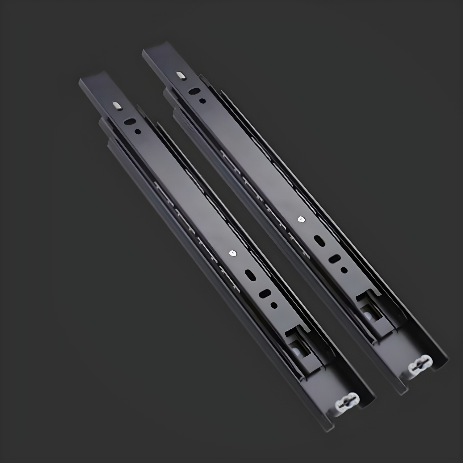 Modern Wall-mounted TV Media Stand Slate Top Wood Frame with Storage - image 10