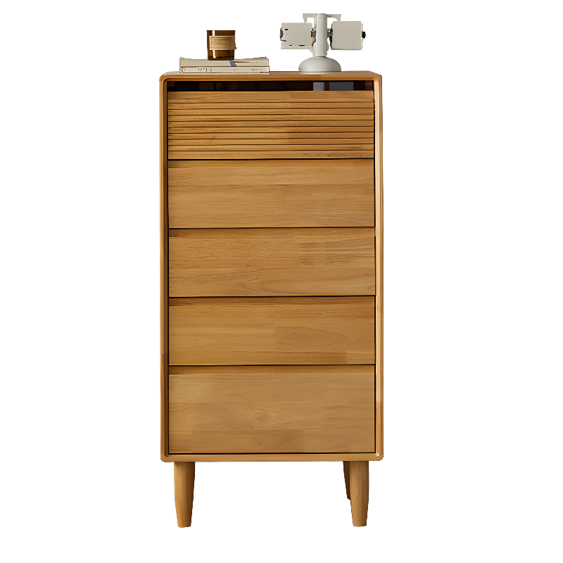 Minimalist Cube Double Dresser in Natural Wood - image 16
