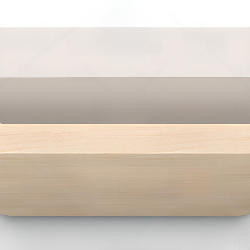 Cream Trendy Reclaimed Wood Wardrobe Armoire with Soft Close Drawer, Soft Close Door, Interior Shelves, and Clothing Rod - image 3