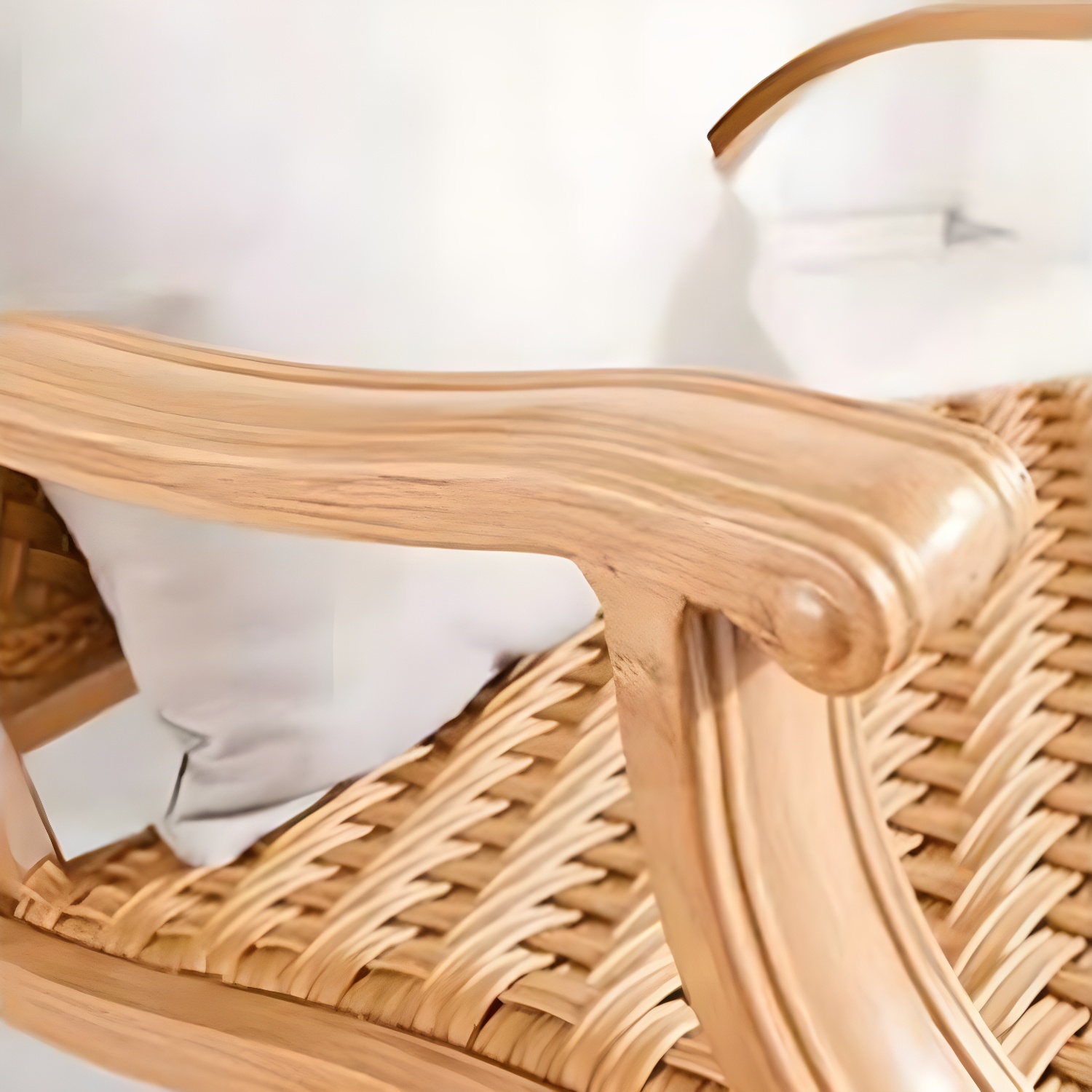 Modern Style Wood Rocking Chair Single Home Lounge Lazy Sofa Chair - image 8