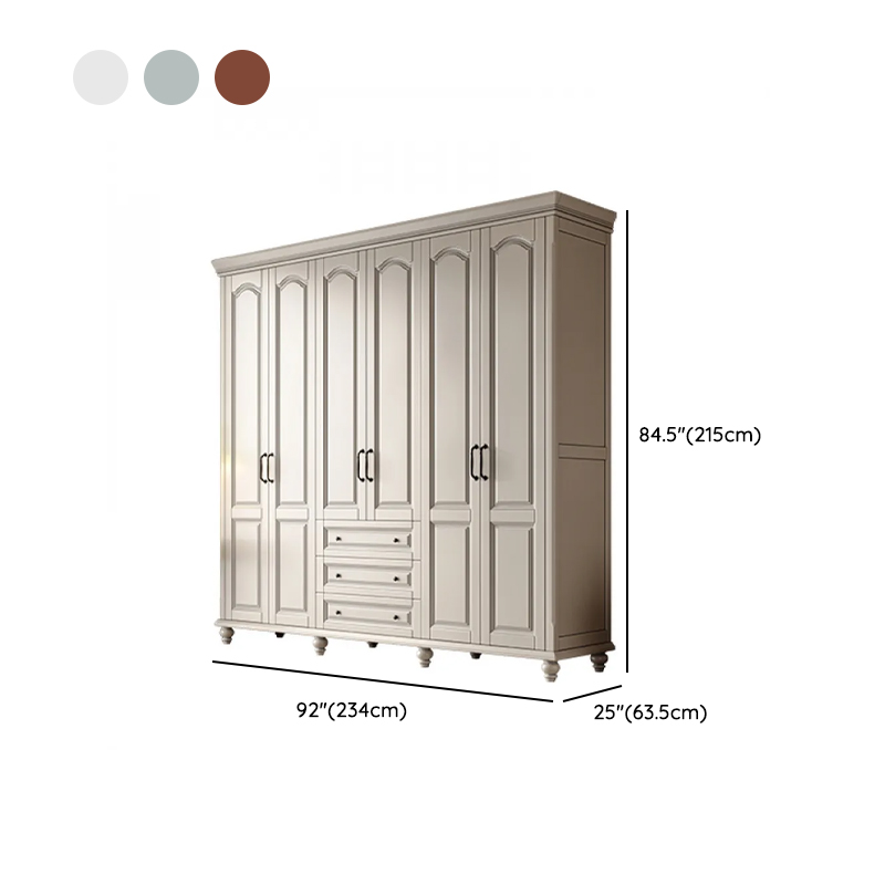 Standalone Wood Armoire Cabinet with Hinged Soft Close Door, Soft Close Drawer & Interior Shelves - image 17