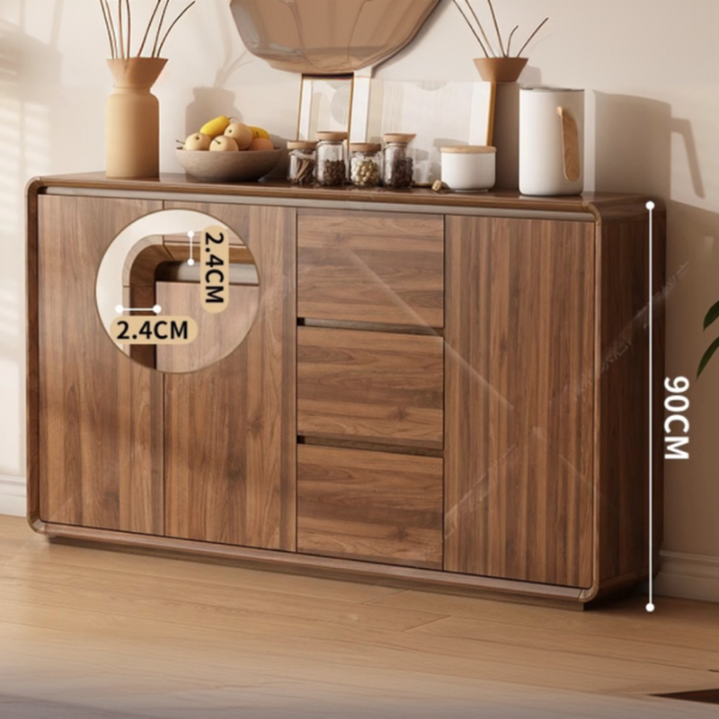 Casual Cocoa Standard/Narrow Sideboard with 3 Drawers/3 Shelves/2 Doors/3 Doors - image 9