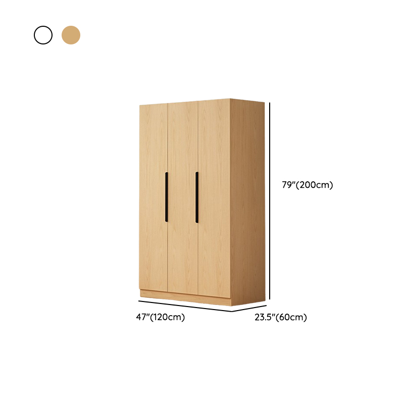 Modish Manufactured Wood Independent Armoire Cabinet with Soft Close Door, Interior Shelves, and Clothing Rod - image 12