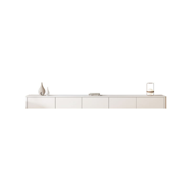 Ivory Rectangular Wall-supported TV Stand with 6 Drawers/5 Drawers - image 13