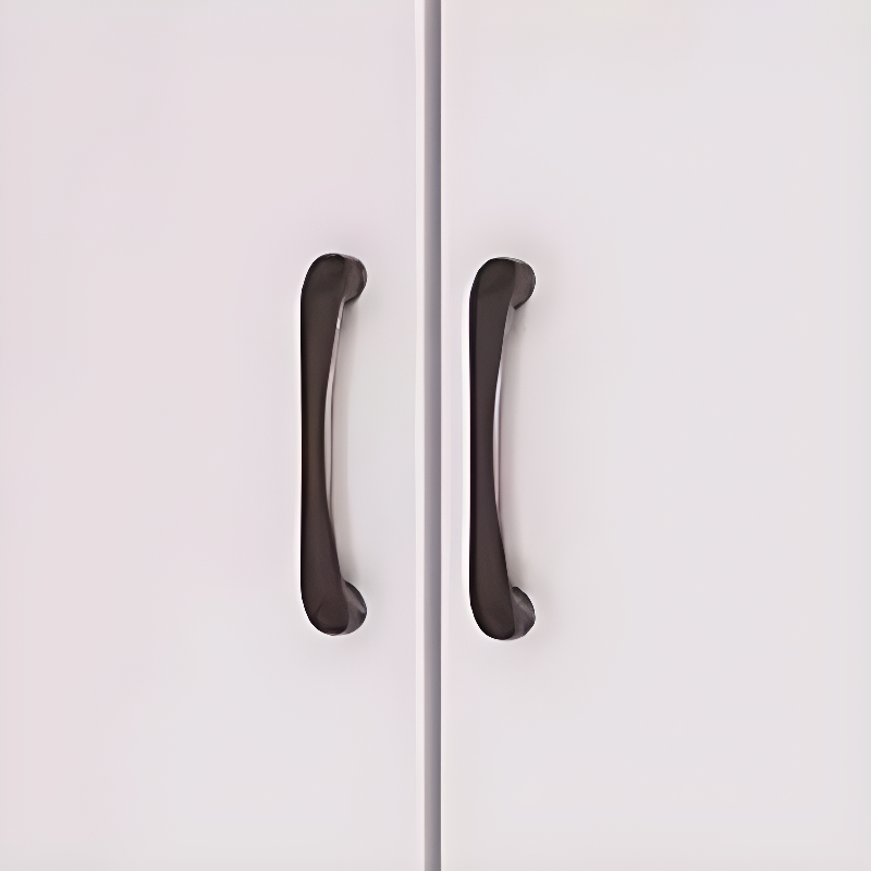 Art Deco Composite Wood Wardrobe Armoire with Flexible Shelf, Soft Close Drawer and Door, Clothing Rod Included - image 9