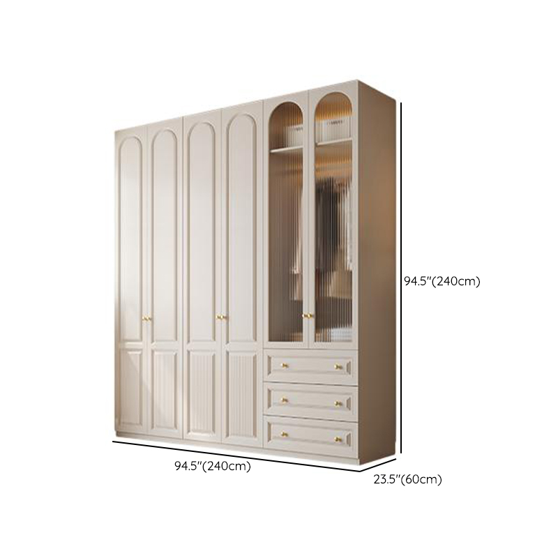 Minimalist Manufactured Wood Independent Almirah with Soft Close Drawer, Interior Shelves, and Clothing Rod - image 39