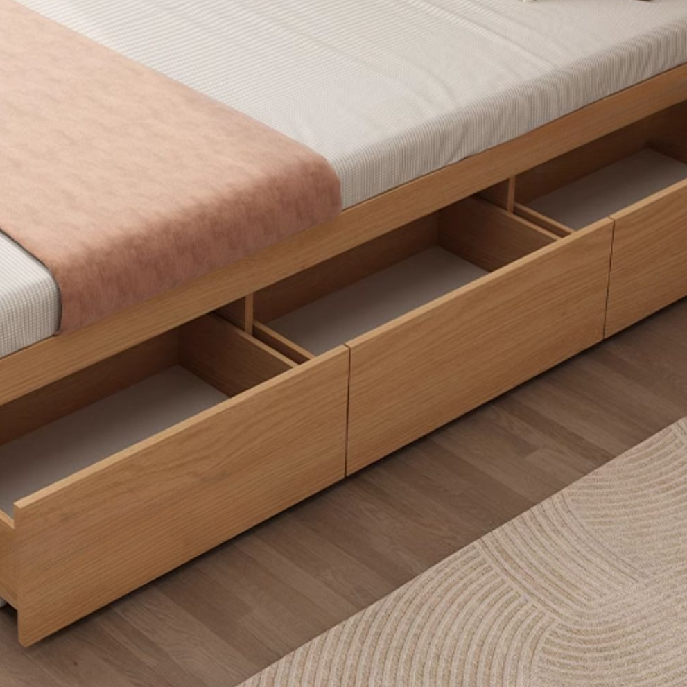 Modern Tatami Bed with 3 Storage Boxes - image 11