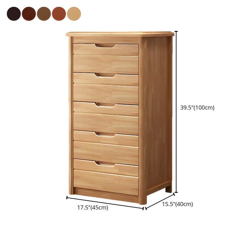 Traditional Wood Dresser with Drawers - Narrow Vertical Design - 40cm Width - Self Close Glides - image 16