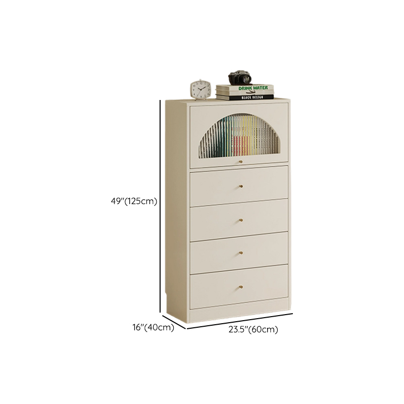 Chalk Casual Composite Wood Combo Dresser for Parlor with 6/3/5 Drawers and Hutch in Vertical Orientation - image 11
