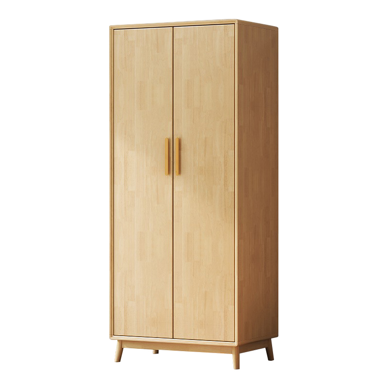 Simplistic Wooden Almirah with Interior Shelves&Clothing Rack&Soft Close Drawer&Soft Close Door - image 7