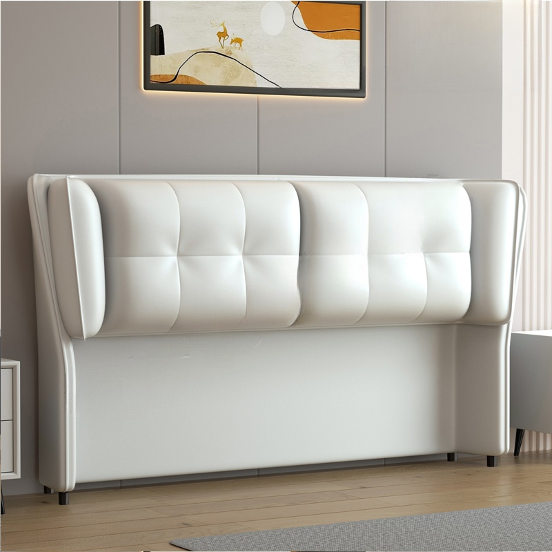 Casual Free-standing Standard Full(54"W x 75"L) Panel Wood/ Upholstery No Distressing With Legs and Button-tufted