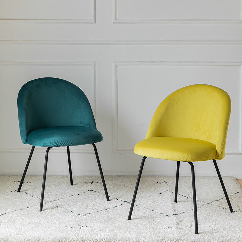 Unwavering Textile Upholstered Side Chair with Solid Back and Foot Pads for Dining Room in a Lavish Style - image 11