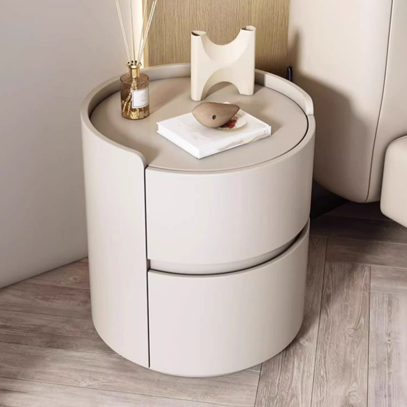 Small Under 21'' Manufactured Wood No-Light Modern Drawer Storage Nightstand in Natural Finish - image 14