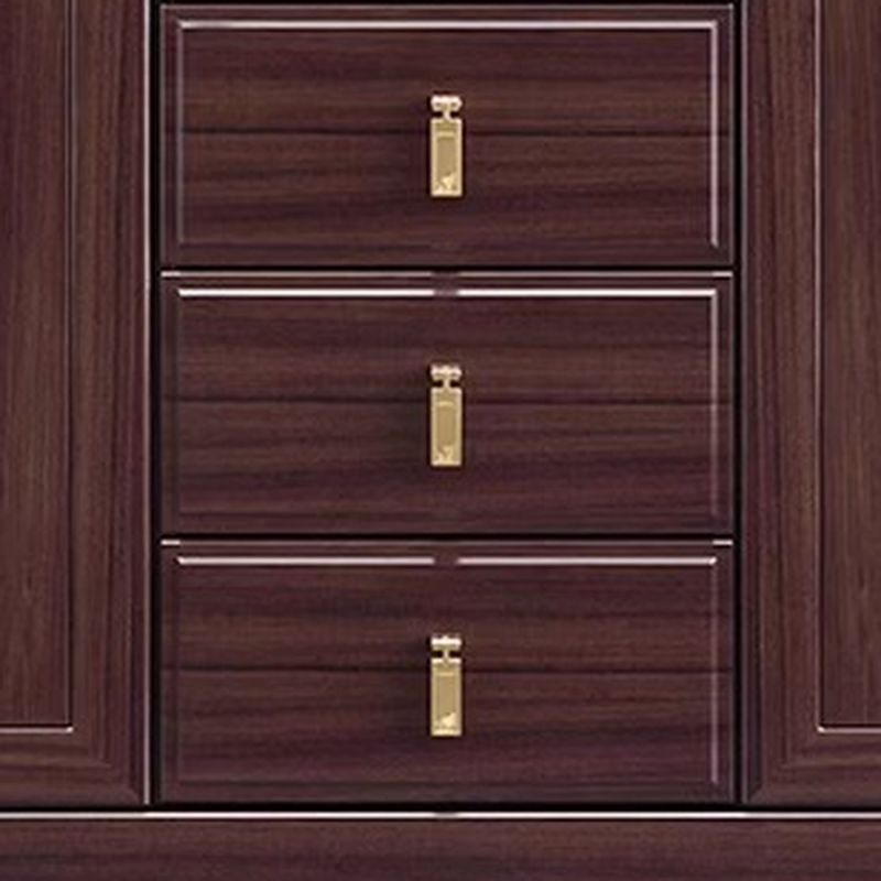 Auburn Minimalist Natural Wood Cabinet Armoire with Soft Close Drawer, Soft Close Door, Interior Shelves, and Clothing Rod - image 4