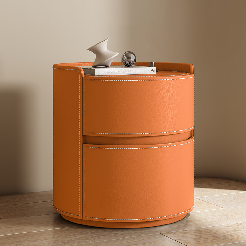 Simple 2 Tiers Nightstand With Drawer Organization, 2 Drawers - image 13