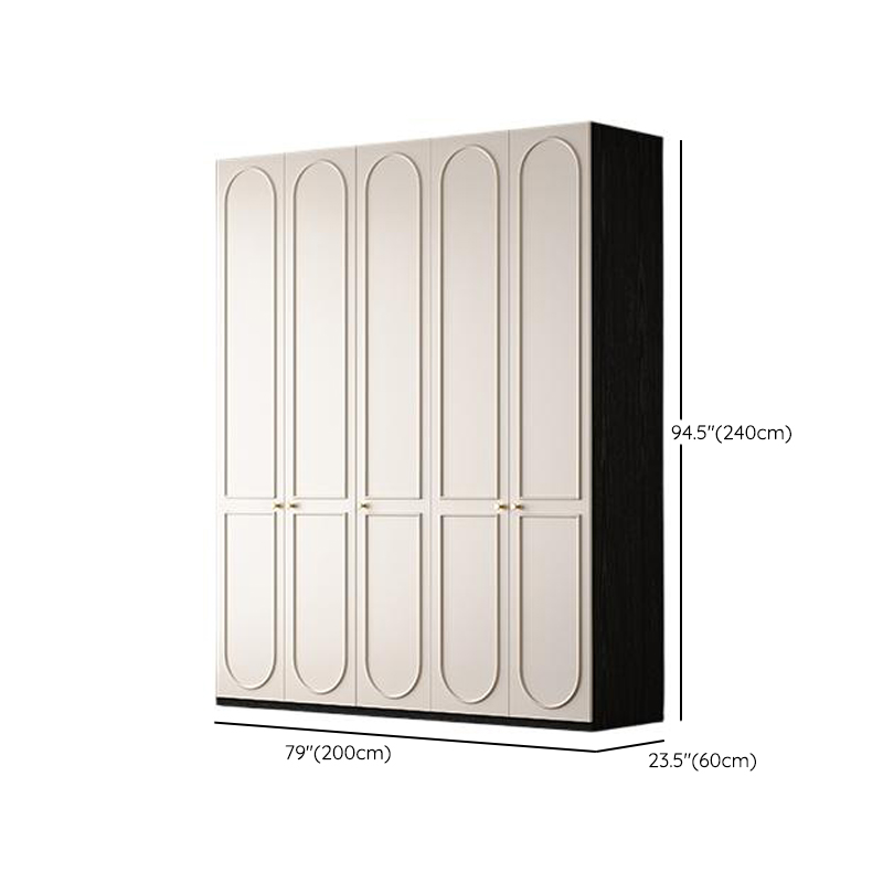 Chalk Casual Wooden Independent Almirah with Soft Close Drawer, Soft Close Door, and Interior Shelves - image 19