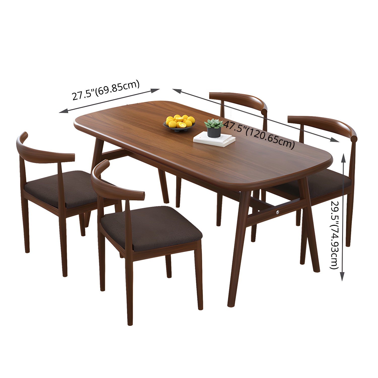 Modern Kitchen Wood Furniture of Standard Height Formal Dining Room Table Set - image 14