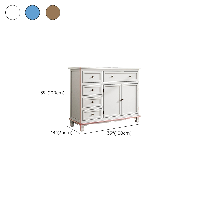 Modern Wooden Bachelor Chest with Vertical Drawers with Drawers - image 21