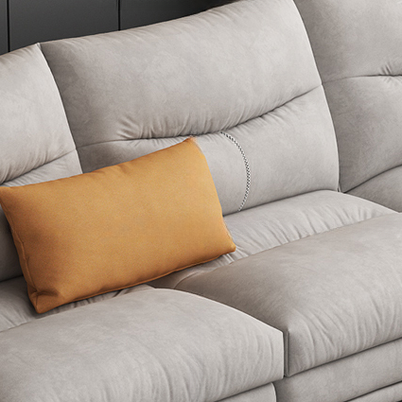 L-Shape/Straight Reversible/Horizontal Sofa Chaise/Sofa with Natural Wood Frame for Seats 5 - image 6