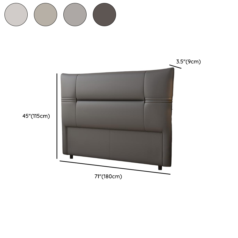 Simplistic Panel Headboard with No Distressing, Piled Tufted Rectangular Shape for King/Queen/Full Bed, Featuring Sponge Upholstery and Standard Height - image 13