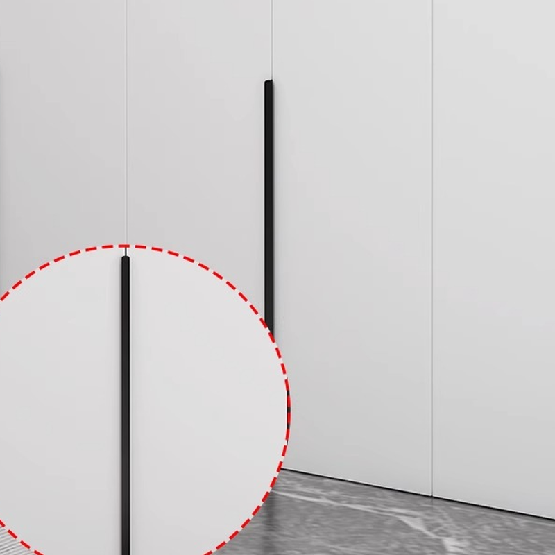 Chalk Modish Laminate Wardrobe Closet with Soft Close Door, Interior Shelves, and Clothing Rod - image 4