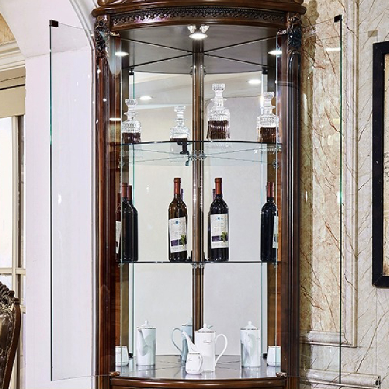 Vintage Detached Accent Cabinet with LED Lighting - image 4