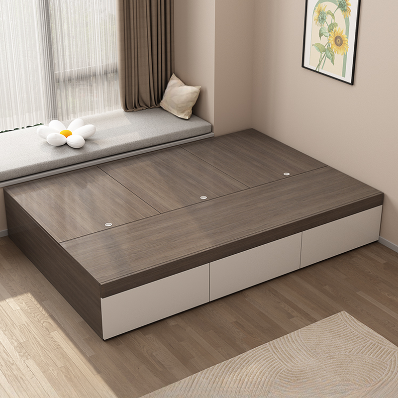 Modern Tatami Bed with 3 Storage Boxes - image 5