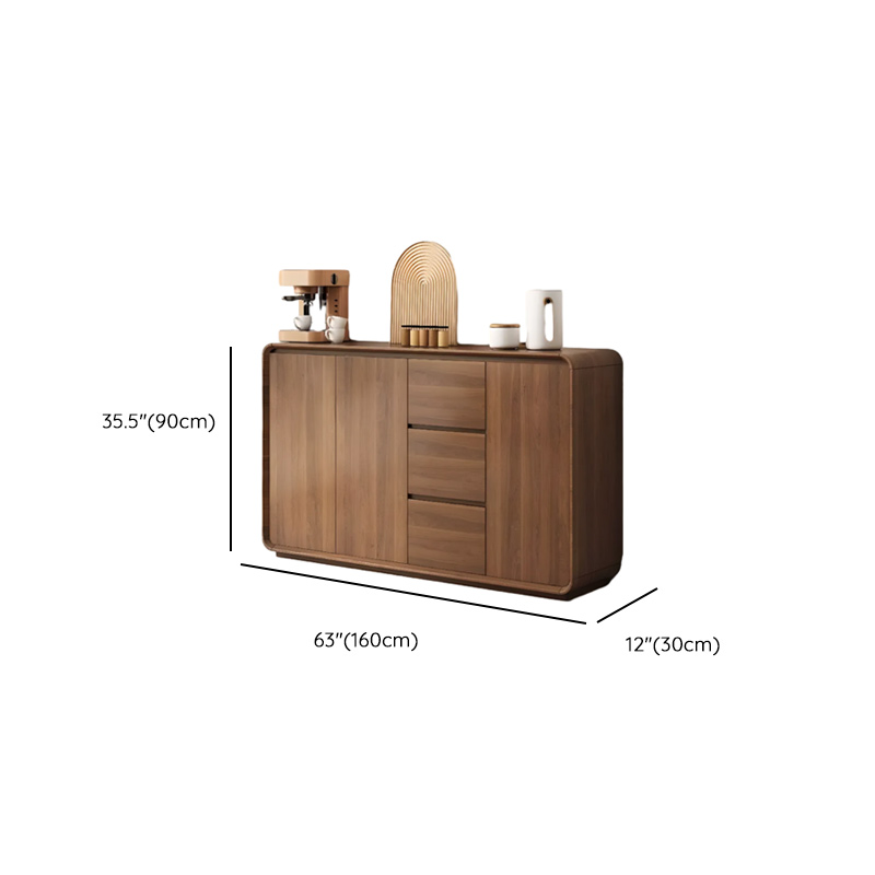 Ground Detached Cocoa Worktop Sideboard with Kitchen Gadget Storage for Culinary Space - image 17