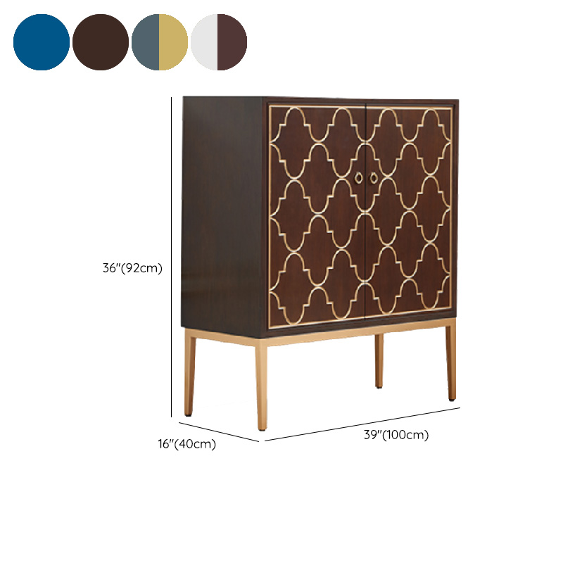 Art Deco Style Unattached Utility Cabinet with Cabinet Rings for Sitting Room - image 17