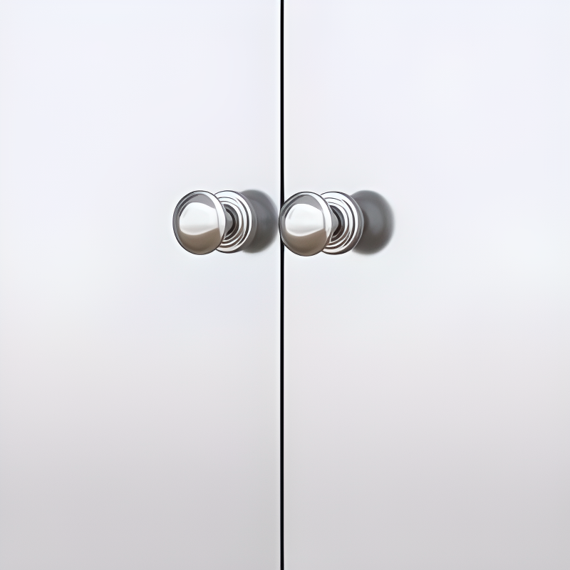 Metallic Sideboard on Roller Wheels with Stainless Steel Countertop - image 16