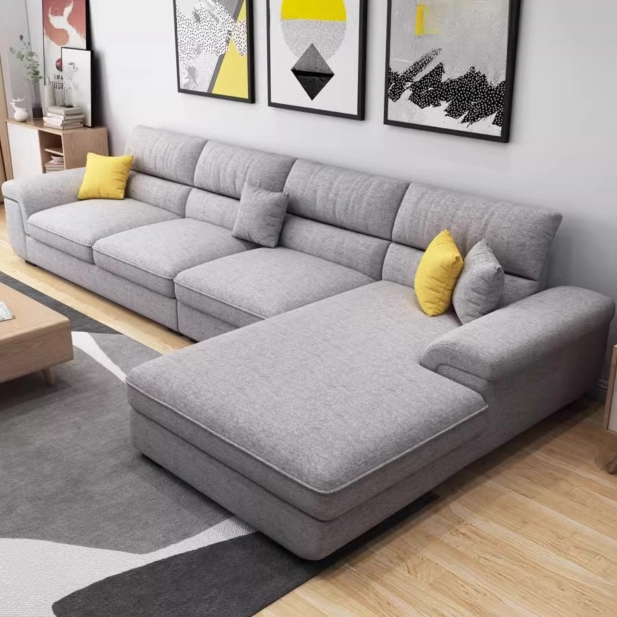 L-Shape Olive Green/Oatmeal/Midnight Black Right Upholstered Sofa Recliner in a Contemporary Style - image 5