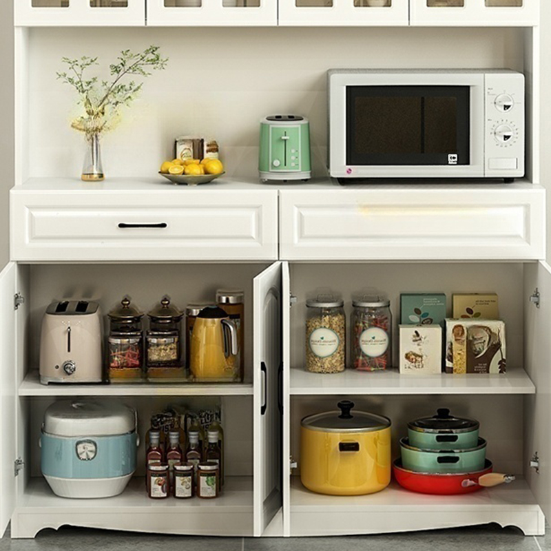 Narrow 15.7'' Wood Cabinets Open Storage with Adjustable Shelves Modern Sideboard/Credenza - image 13