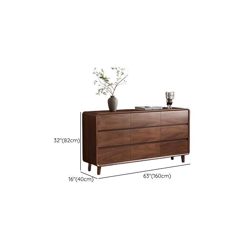 Cocoa Casual Rubberwood Double Dresser/Lingerie Chest with 9 Drawers/6 Drawers/8 Drawers Horizontal/Vertical - image 13