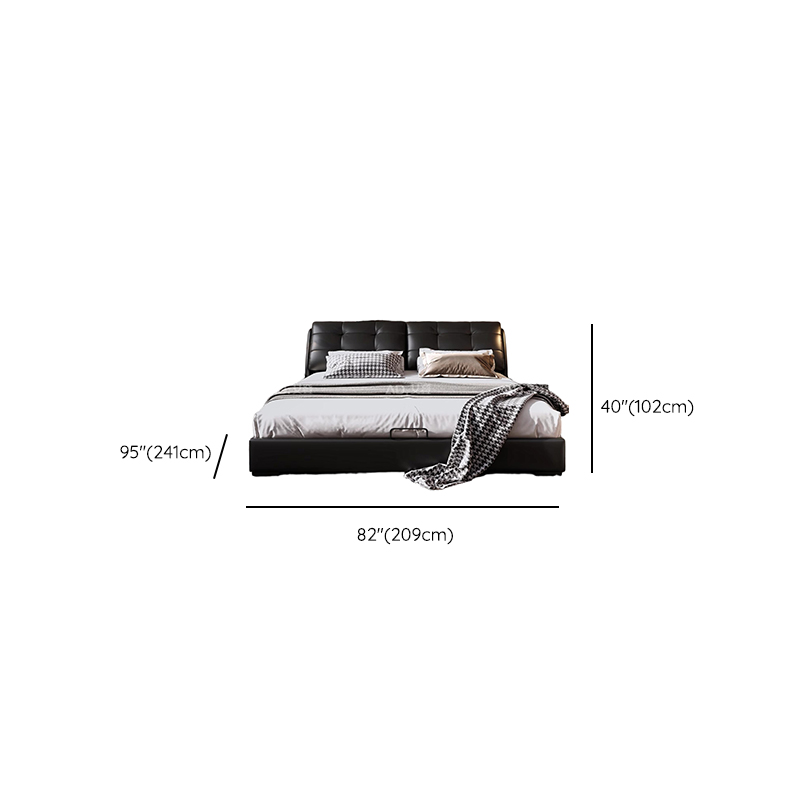 Solid Color Storage Bed/Platform Bed with Pine Wood Frame, Button-tufted for Living Room - image 13