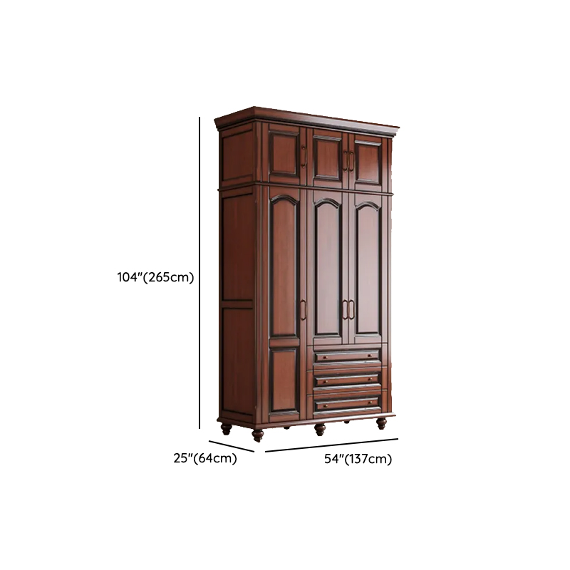 Standalone Wood Armoire Cabinet with Hinged Soft Close Door, Soft Close Drawer & Interior Shelves - image 18