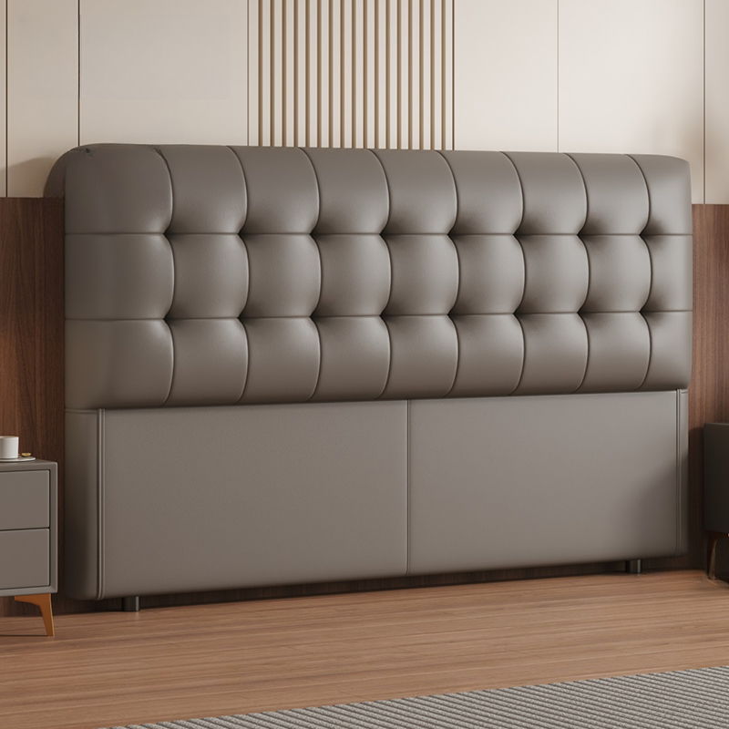 Trendy Panel Headboard with No Distressing, Piled Tufted Rectangle Design for King/Queen/Full Bed, Featuring Sponge Upholstery and Standard Height - image 5
