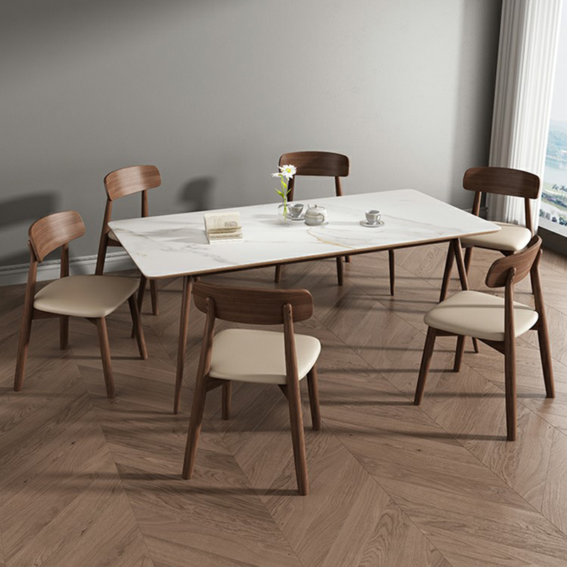 For Restaurant Light-Toned Wood Framed Armless Chair - image 14