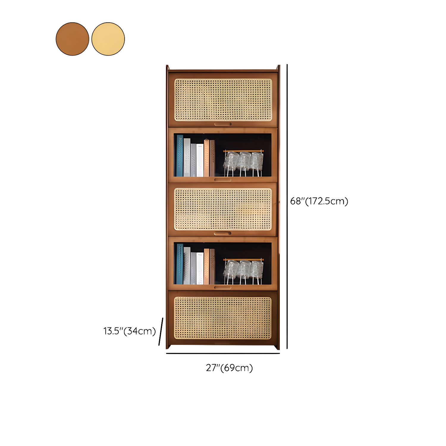 Minimalistic Solid Wood Accent Cabinet Rectangle Storage Cabinet - image 18
