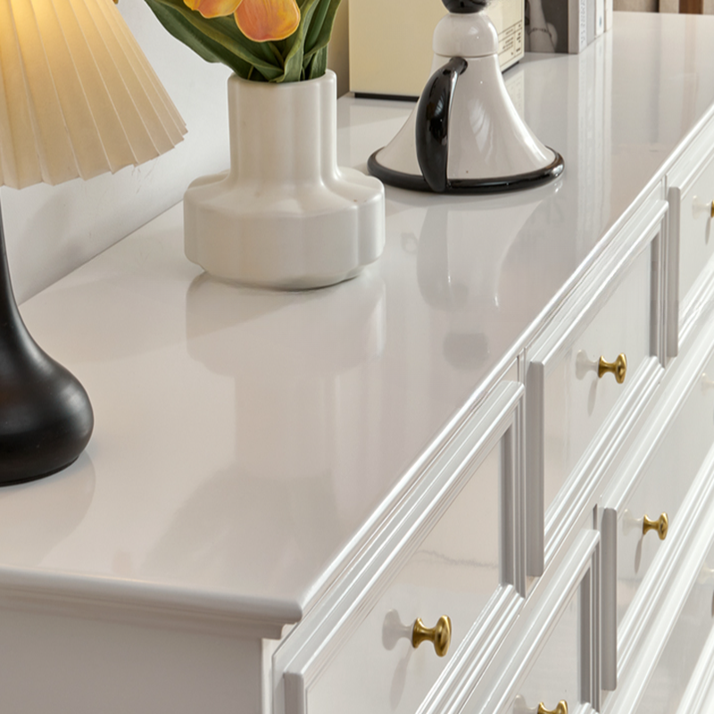 Trendy Natural Wood Console Dresser with 9/7/6 Drawers in Horizontal/Vertical Orientation - image 5